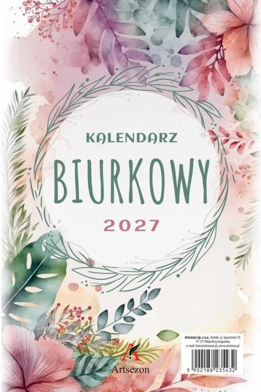 KALENDARZ BIURKOWY A5 2027