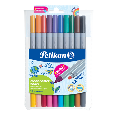 FLAMASTRY 10 PELIKAN COLORELLA C304 ET-B