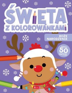 KSIĄŻECZKA ŚWIĘTA Z KOLOROWANKAMI BOŻE NARODZENIE #ŚWIĘTA