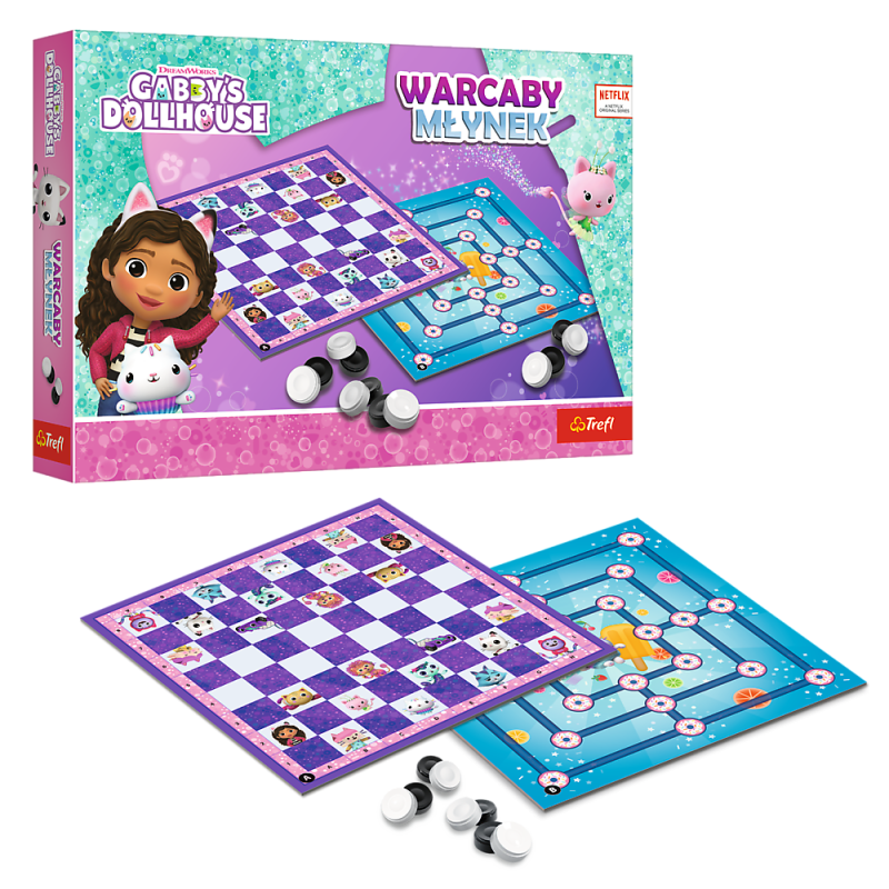GRA TREFL WARCABY I MŁYNEK GABBYS DOLLHOUSE