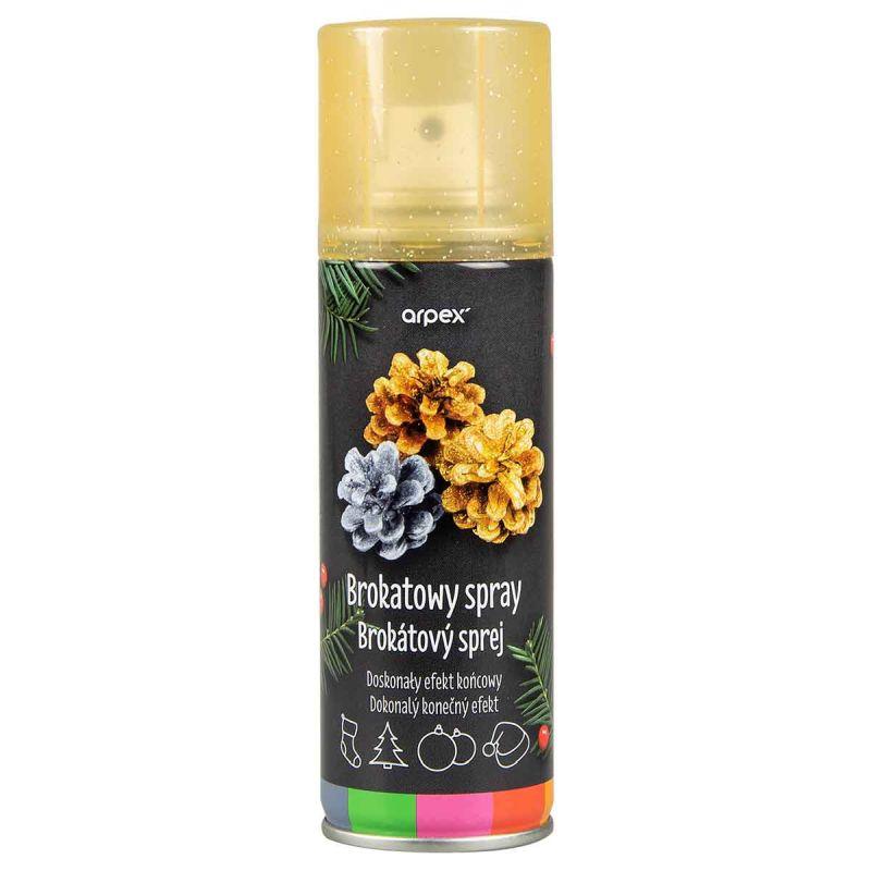 BROKATOWY SPRAY DEKORACYJNY ZŁOTY #ŚWIĘTA