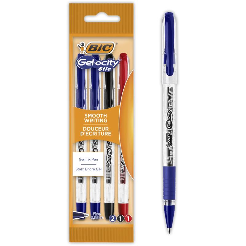 DŁUGOPIS BIC GELOCITY STIC AST 0,5 A4