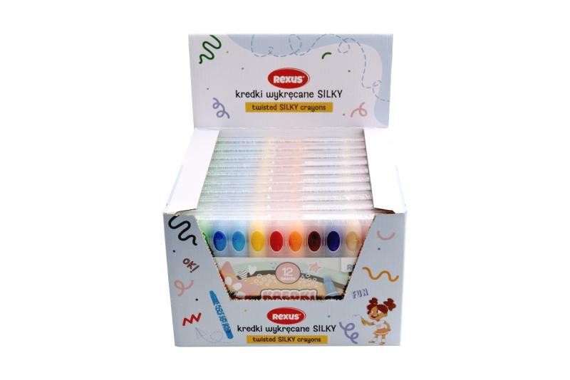 KREDKI 12 BENIAMIN WYKRĘCANE SILKY