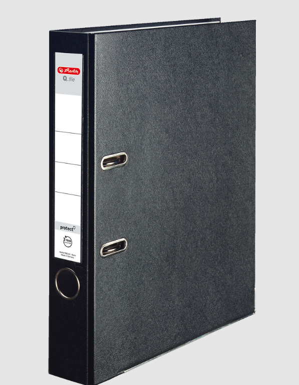 SEGREGATOR A4/5 HERLITZ PP CZARNY Q.FILE