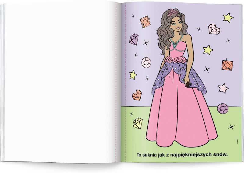 KSIĄŻECZKA BARBIE DREAMTOPIA. MALUJ WODĄ