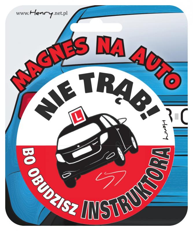 MAGNES NA AUTO INSTRUKTOR