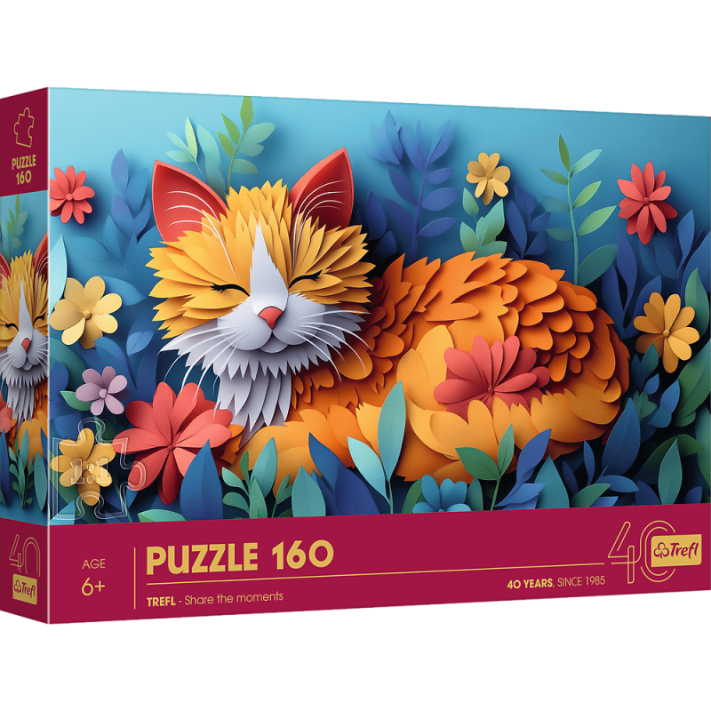 PUZZLE 160 TREFL PAPER ART: KOTEK
