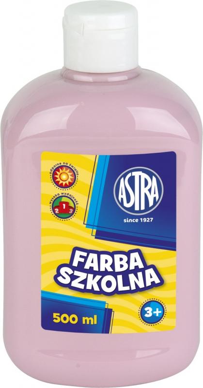 FARBA SZKOLNA ASTRA 500ML JASNORÓŻOWA