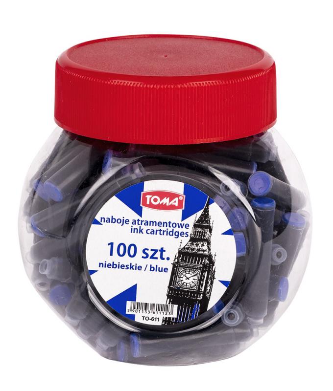 NABOJE ATRAMEN. DO PIÓR /100/NIEB