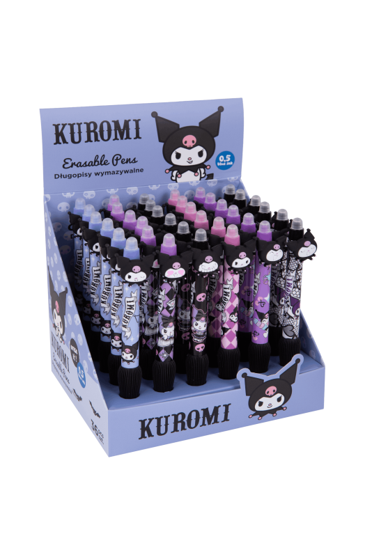 DŁUGOPIS WYMAZYWALNY AUTOMATYCZNY GRIP MIX A/36 KUROMI