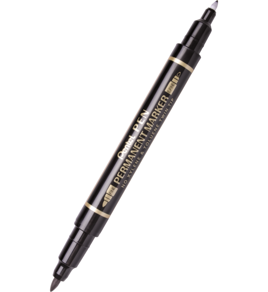 FOLIOPIS DWUSTRONNY CZARNY PENTEL