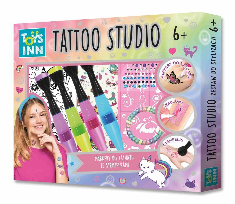 TATTOO NA PRZEDMIOT STUDIO MARKERY ZE STEMPELKAMI