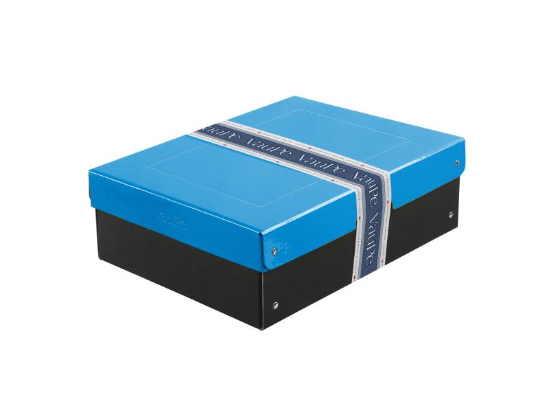 BOX DUO A4/100MM JASNONIEBIESKI - CZARNY