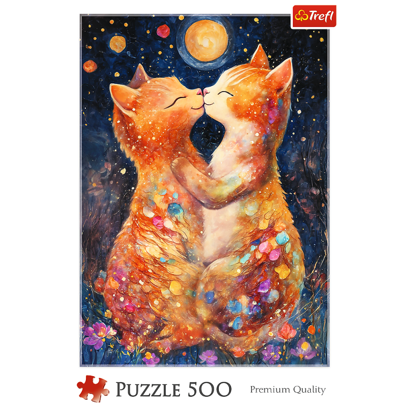 PUZZLE 500 TREFL POCAŁUNEK W ŚWIETLE KSIĘŻYCA