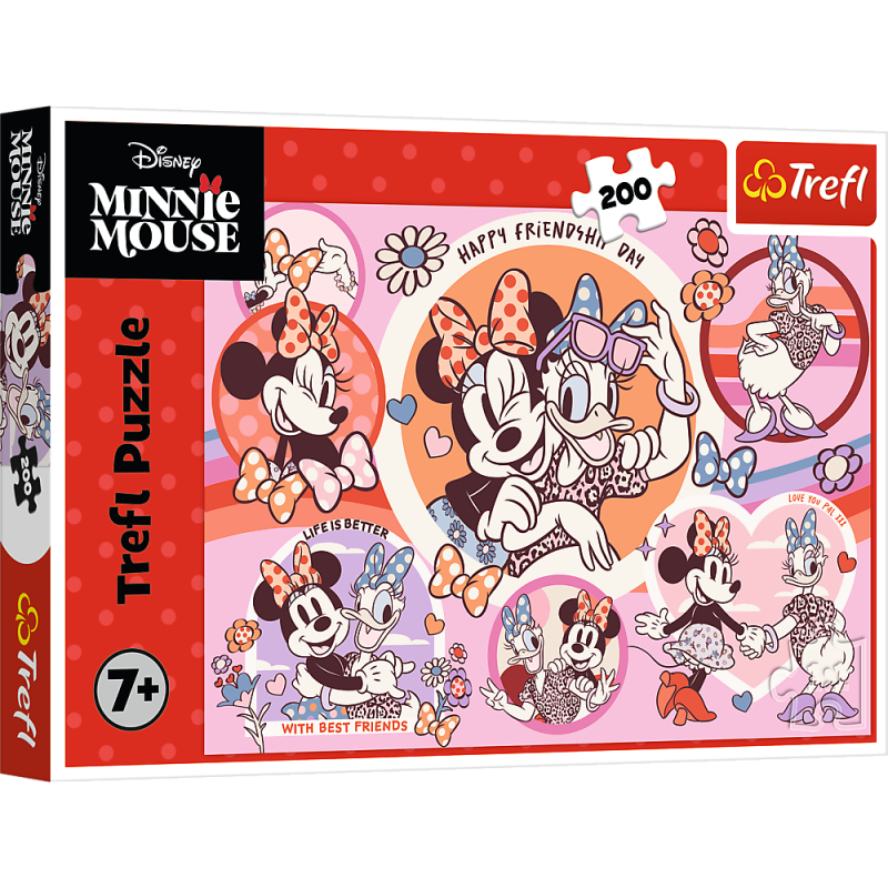 PUZZLE 200 TREFL ZWYCZAJE MYSZKI MIKI
