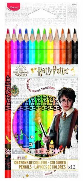 KREDKI 12 MAPED HARRY POTTER