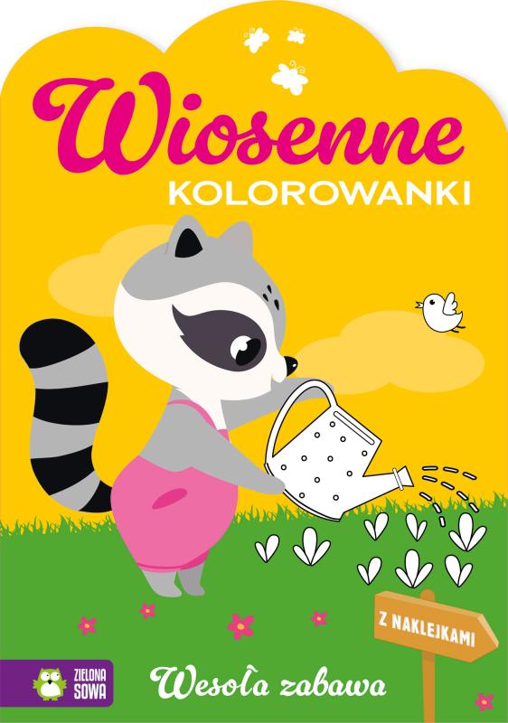 KSIĄŻECZKA WIOSENNE KOLOROWANKI. WESOŁA ZABAWA