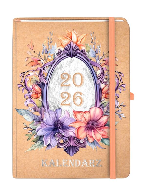 KALENDARZ A5 KRAFT TNS LUSTRO