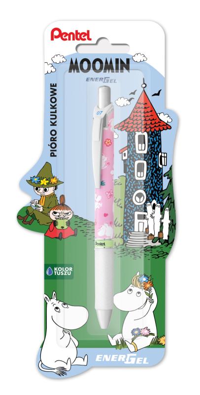PIÓRA KULKOWE BL77 MUMINKI X 60 SZT. SKŁAD - PO 10 SZTUK DISPL.
