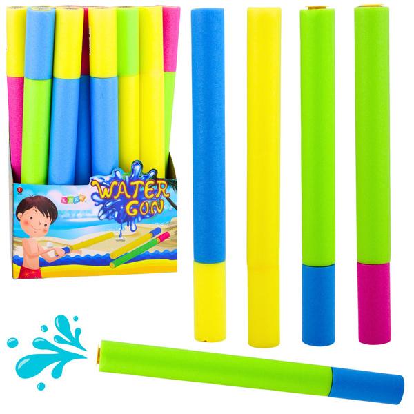 PIANKOWA BROŃ NA WODĘ POMPKA STRZYKAWKA KOLOROWA 50CM