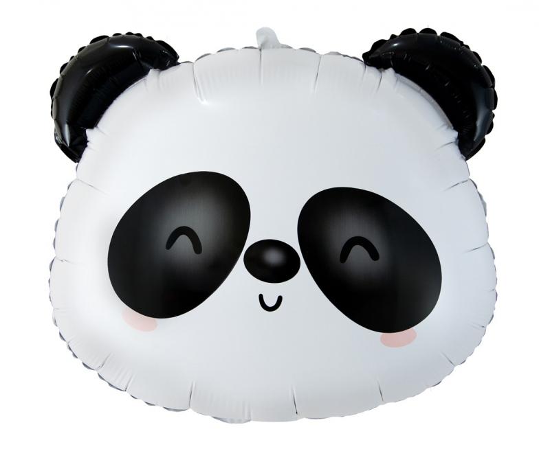 BALON FOLIOWY PANDA 43X37CM (GŁOWA)