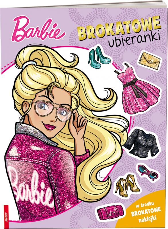 KSIĄŻECZKA BARBIE. BROKATOWE UBIERANKI