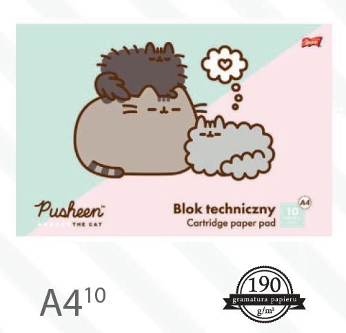 BLOK TECHNICZNY A4/10 PUSHEEN