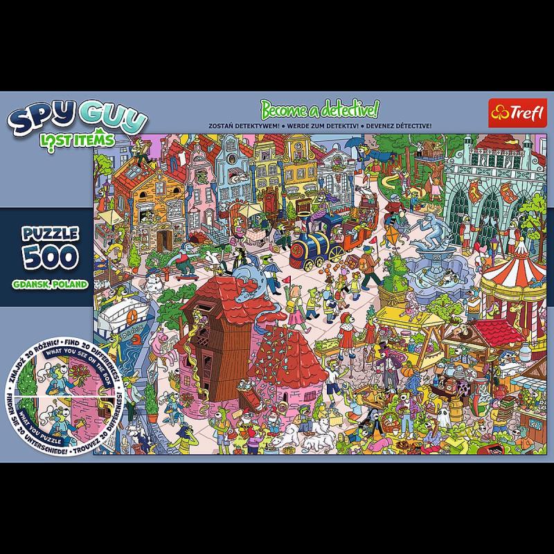 PUZZLE 500 TREFL SPY GUY LOST ITEMS GDAŃSK POLSKA