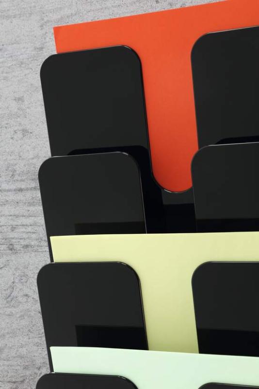 PÓŁKA FLEXIPLUS 6*A4 DURABLE PION CZARNE