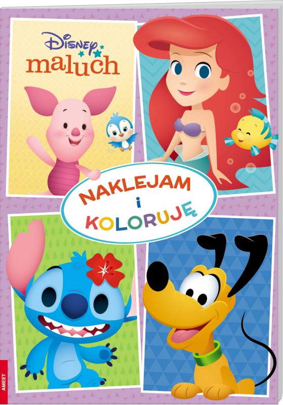 KSIĄŻECZKA DISNEY MALUCH. NAKLEJAM I KOLORUJĘ