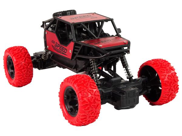 AUTO ZDALNIE STEROWANE TERENOWE R/C 1:18 CZERWONE