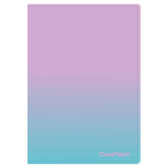 TECZKA CLEAR BOOK 20 KOSZULEK CP GRADIENT - BLUEBERRY