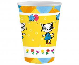 KUBECZKI PAP. KICIA KOCIA (LICENCJA), 250 ml, 6 szt.