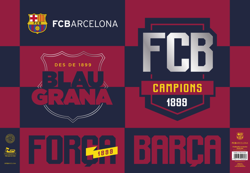 PODKŁADKA NA BIURKO FC-119 FC BARCA FAN 4