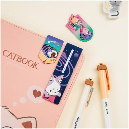 ZAKŁADKI MAGNETYCZNE DO KSIĄŻEK CATBOX A/3 MESHU