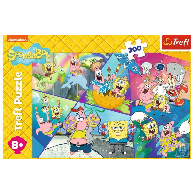 PUZZLE 300 TREFL SPONGEBOB W BIKINI DOLNYM