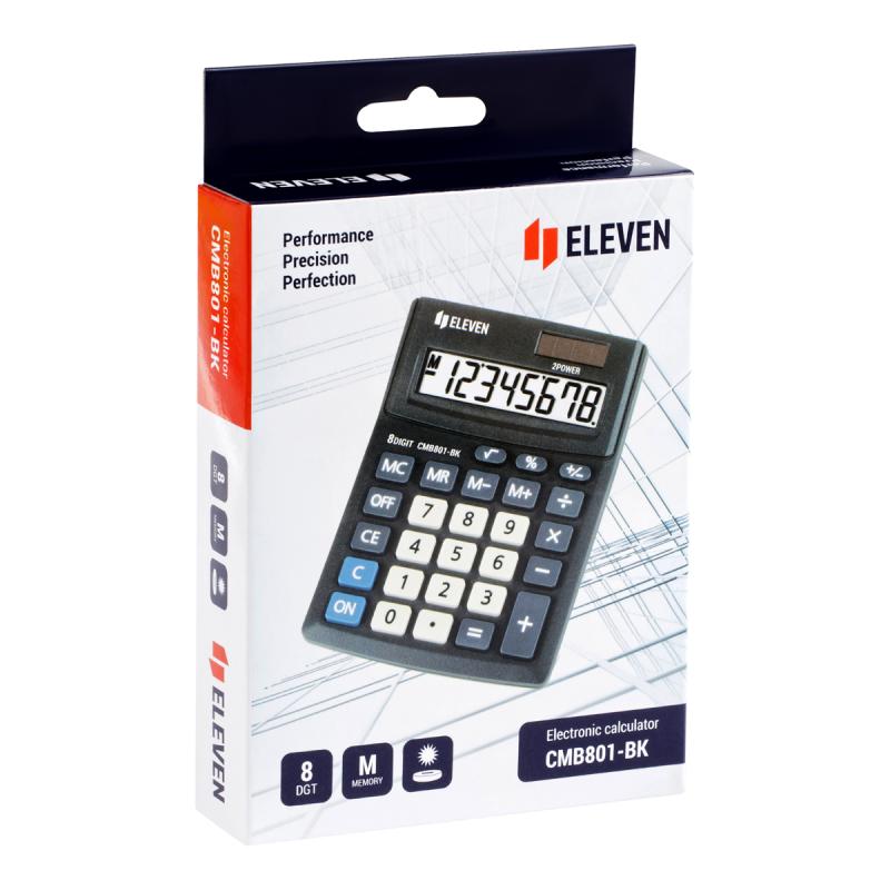 KALKULATOR ELEVEN CMB801-BK BIUR.