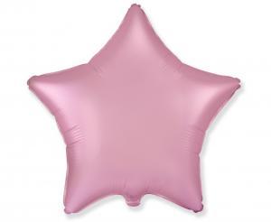 BALON FOLIOWY 18 FX GWIAZDA JASNY RÓŻOWY PASTEL
