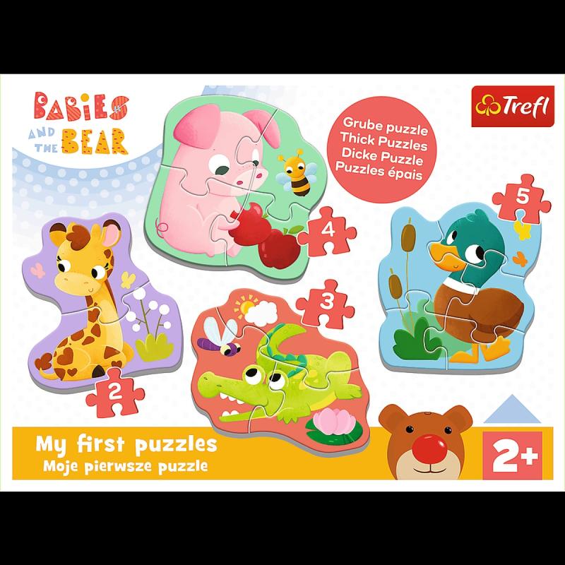 PUZZLE BABY CLASSIC BOBASKOWE ZWIERZĄTKA