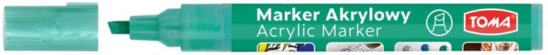 MARKER AKRYLOWY TOMA ŚCIĘTY ZIELONY