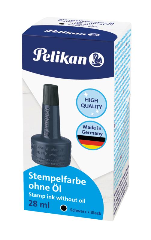 TUSZ DO STEMPLI PELIKAN 28ML CZARNY