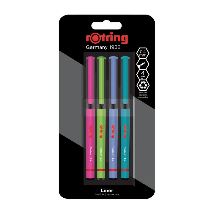 CIENKOPIS ROTRING LINER ASS 0,4 A4 BLISTER