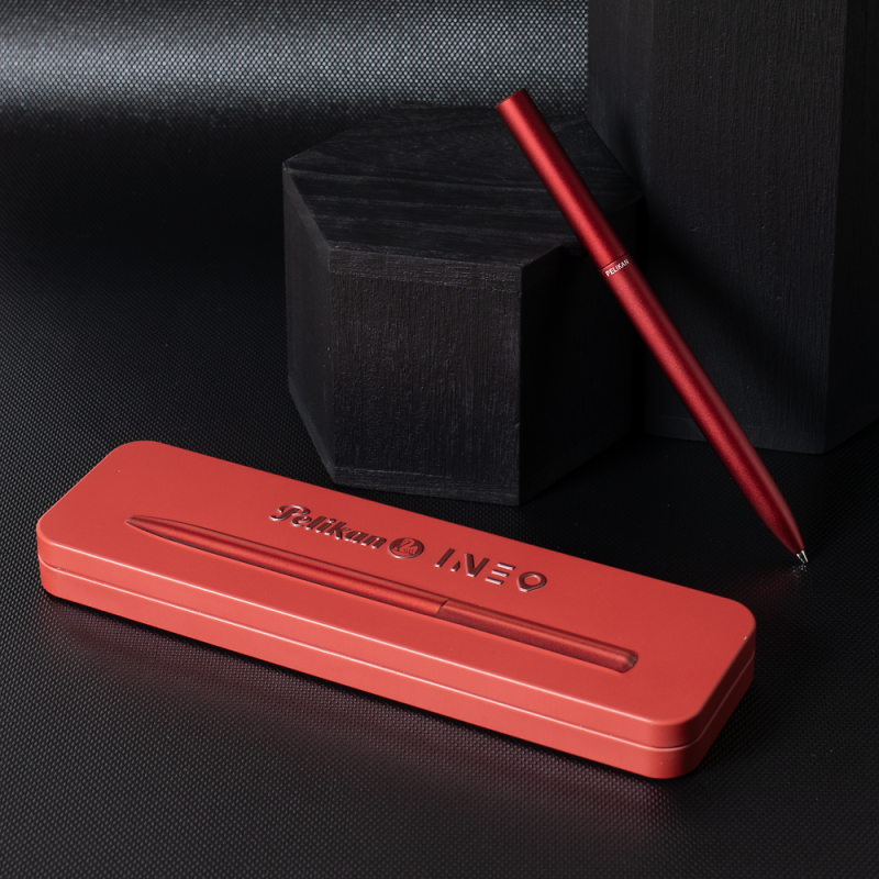 DŁUGOPIS PELIKAN K6 INEO FIERY RED ETUI