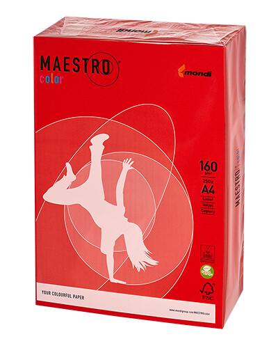PAPIER KSERO A4 160G CO44 CORAL RED