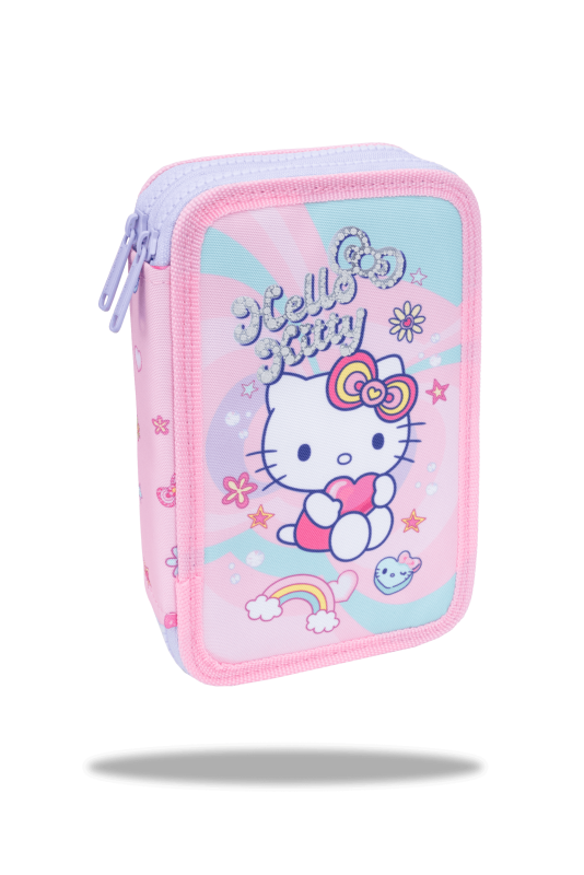 PIÓRNIK PODWÓJNY Z WYPOSAŻENIEM JUMPER 2 - PINK 1 HELLO KITTY