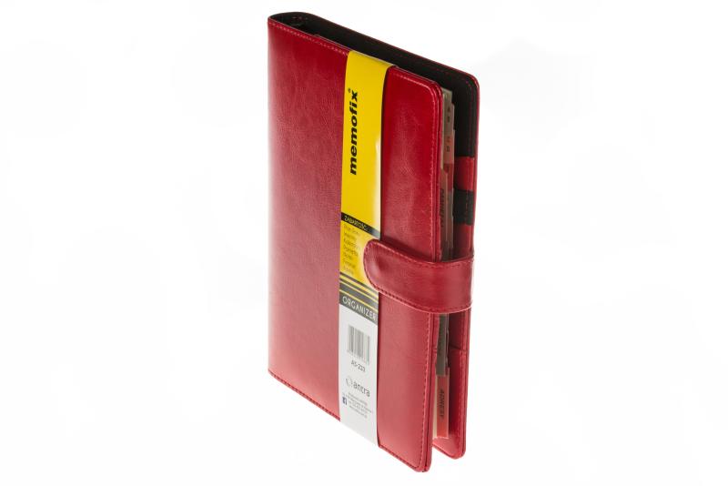 ORGANIZER A5 MEMOFIX CZERWONY
