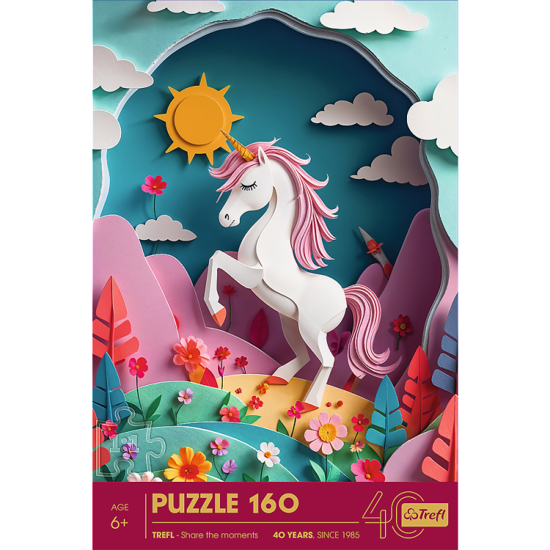 PUZZLE 160 TREFL PAPER ART: JEDNOROŻEC