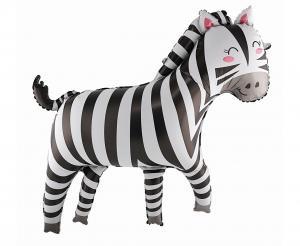 BALON FOLIOWY ZEBRA 80X78CM