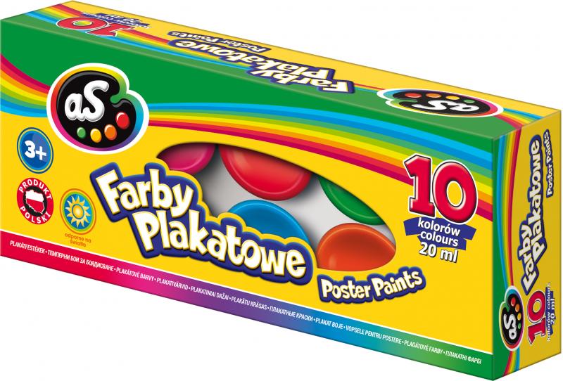 FARBY PLAKATOWE 10/20ML AS NEW