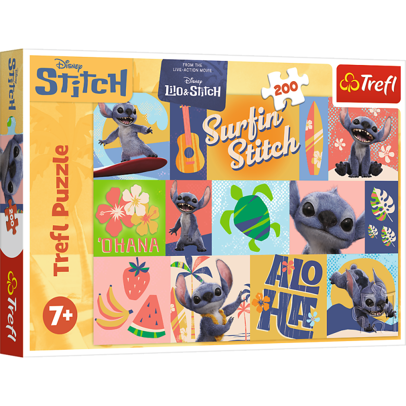 PUZZLE 200 TREFL STITCH HAWAJSKIE PRZYGODY
